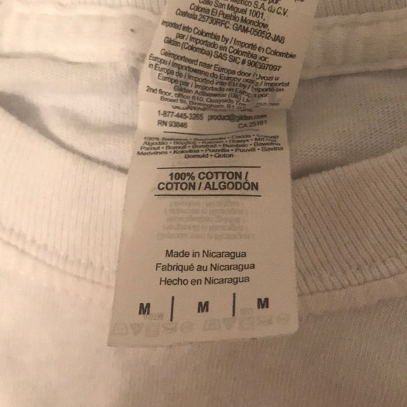 White long sleeve crop top - Picture 2 of 3